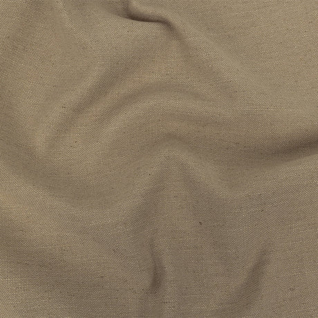 Polyester, Viscose and Linen Woven - Fawn - British Imported