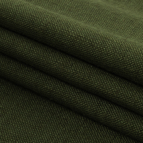 Polyester, Viscose and Linen Woven - Forest - British Imported