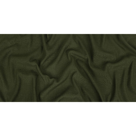 Polyester, Viscose and Linen Woven - Forest - British Imported