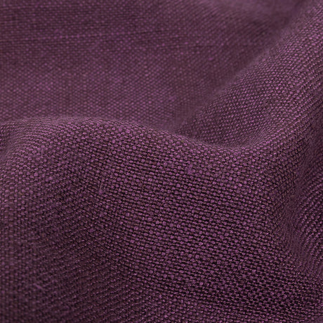 Polyester, Viscose and Linen Woven - Grape - British Imported