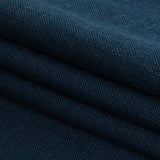 Polyester, Viscose and Linen Woven - Indigo - British Imported