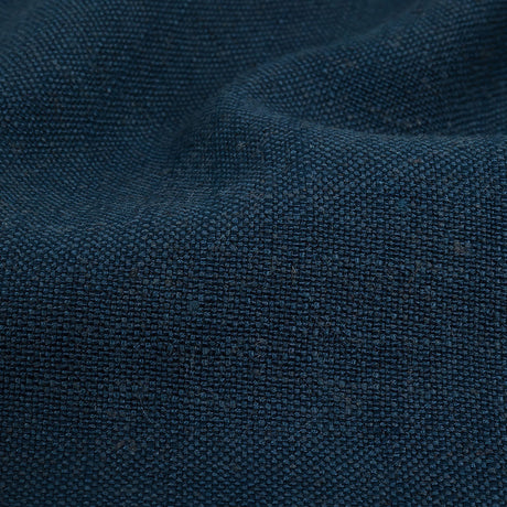 Polyester, Viscose and Linen Woven - Indigo - British Imported