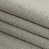 Polyester, Viscose and Linen Woven - Ivory - British Imported