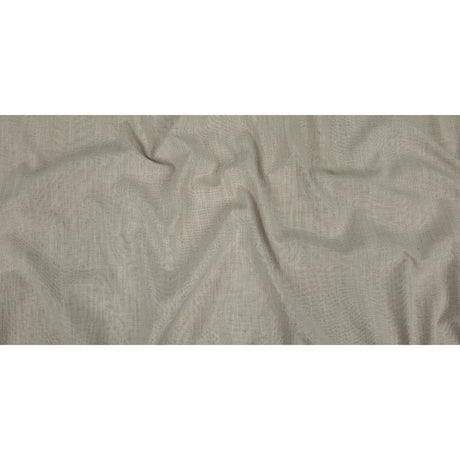 Polyester, Viscose and Linen Woven - Ivory - British Imported