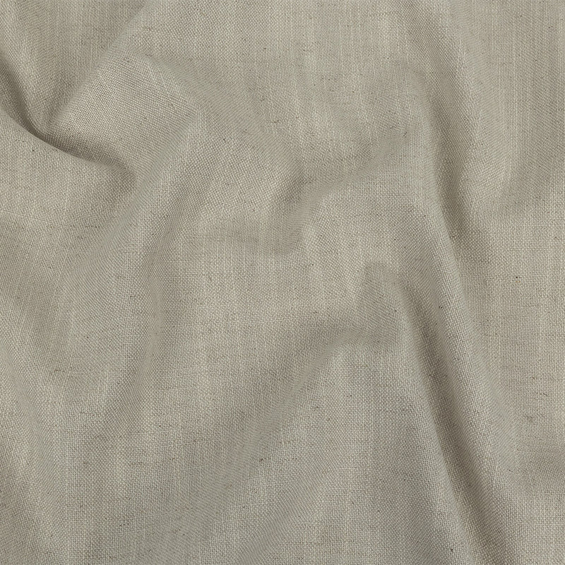 Polyester, Viscose and Linen Woven - Ivory - British Imported