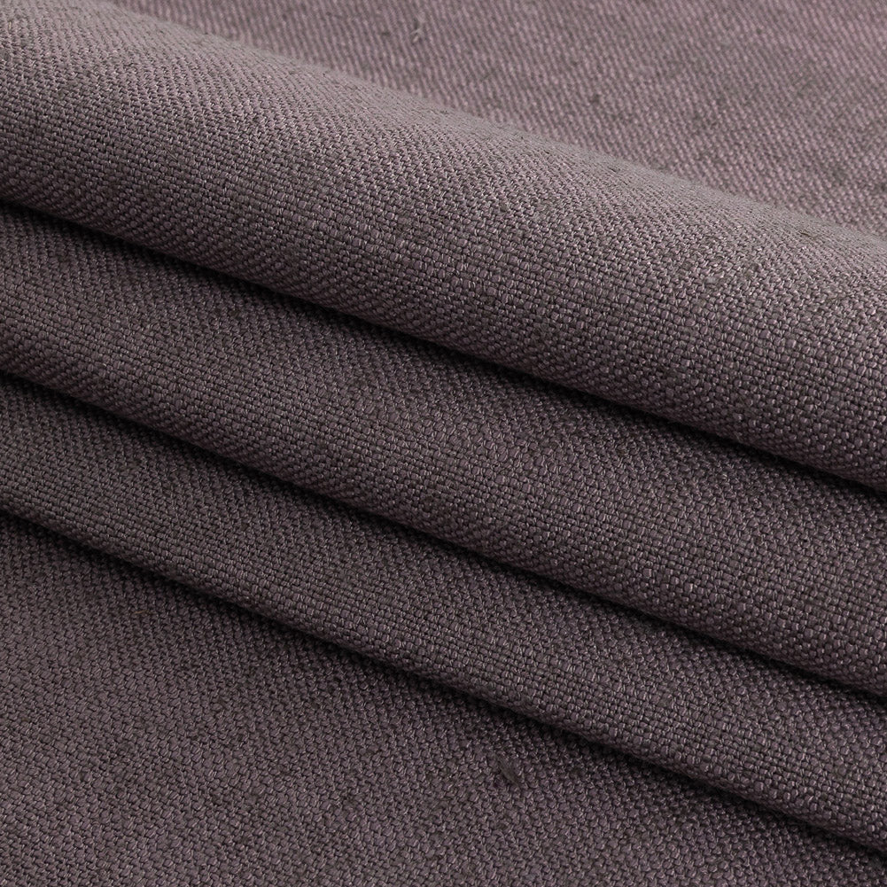Polyester, Viscose and Linen Woven - Lavender - British Imported