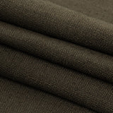 Polyester, Viscose and Linen Woven - Mocha - British Imported