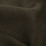 Polyester, Viscose and Linen Woven - Mocha - British Imported
