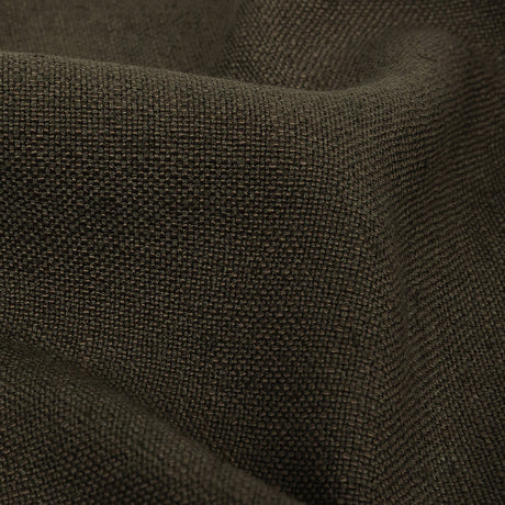 Polyester, Viscose and Linen Woven - Mocha - British Imported