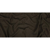 Polyester, Viscose and Linen Woven - Mocha - British Imported