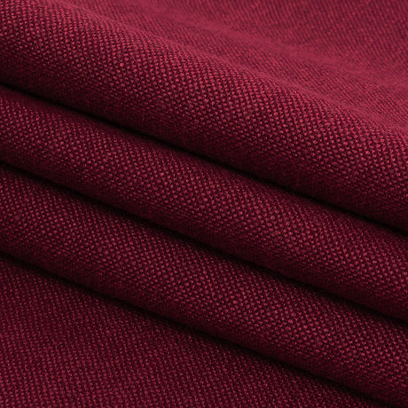 Polyester, Viscose and Linen Woven - Mulberry - British Imported