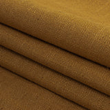 Polyester, Viscose and Linen Woven - Ochre - British Imported