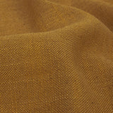 Polyester, Viscose and Linen Woven - Ochre - British Imported