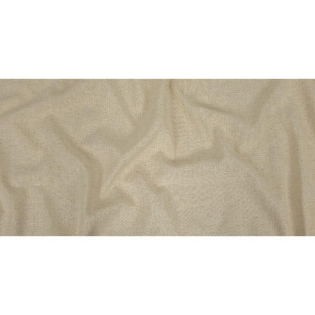 Polyester, Viscose and Linen Woven - Oyster - British Imported