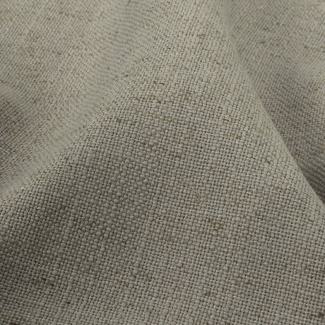 Polyester, Viscose and Linen Woven - Pebble - British Imported