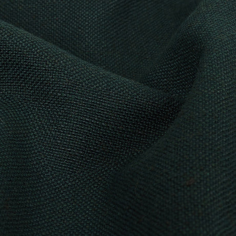 Polyester, Viscose and Linen Woven - Pine - British Imported