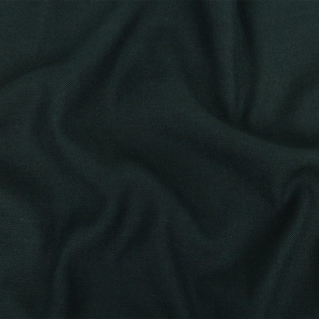 Polyester, Viscose and Linen Woven - Pine - British Imported