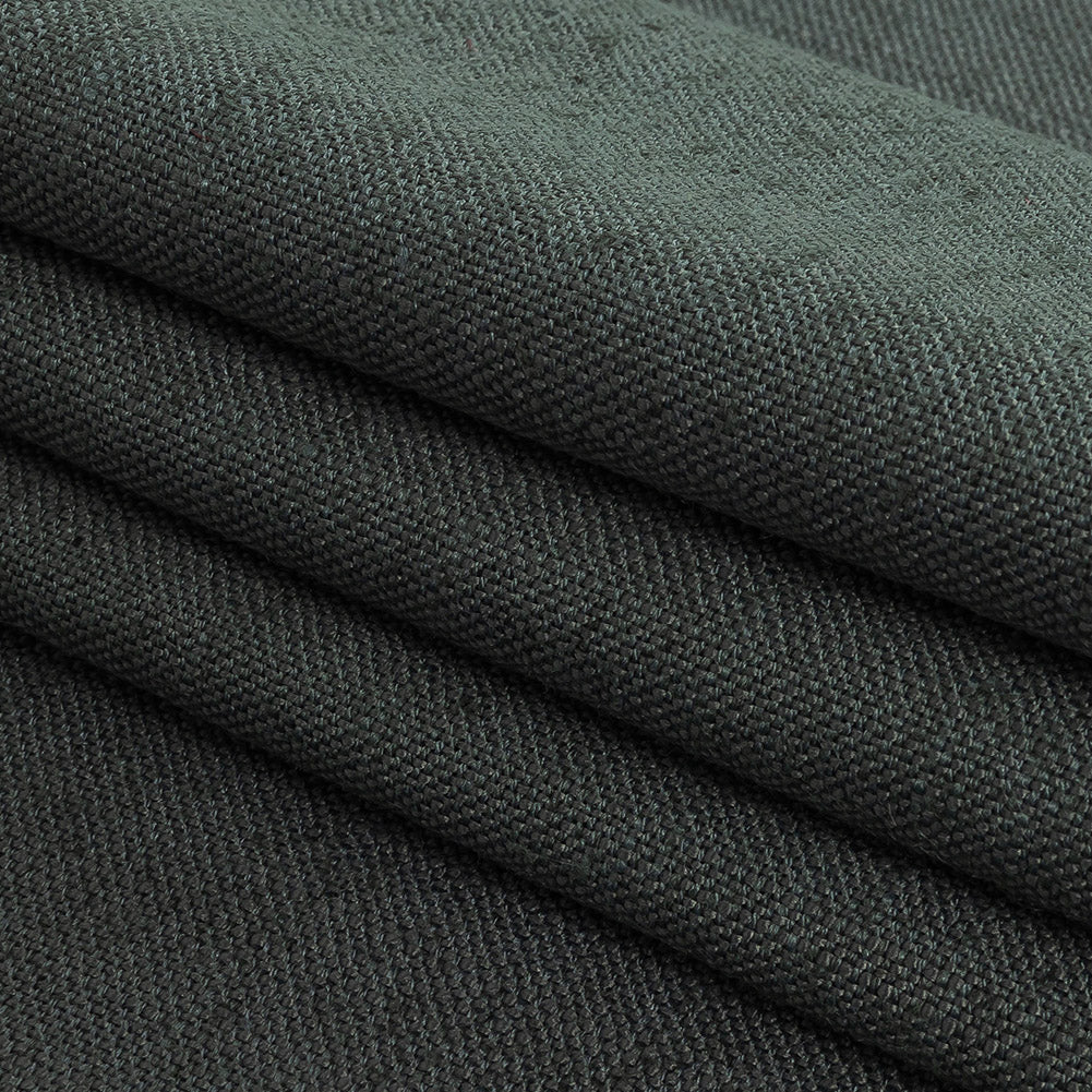 Polyester, Viscose and Linen Woven - Platinum - British Imported