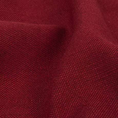 Polyester, Viscose and Linen Woven - Raspberry - British Imported