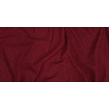 Polyester, Viscose and Linen Woven - Raspberry - British Imported