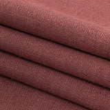 Polyester, Viscose and Linen Woven - Rose - British Imported