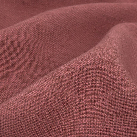 Polyester, Viscose and Linen Woven - Rose - British Imported