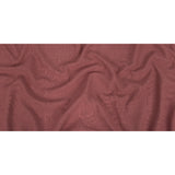 Polyester, Viscose and Linen Woven - Rose - British Imported