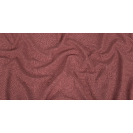 Polyester, Viscose and Linen Woven - Rose - British Imported
