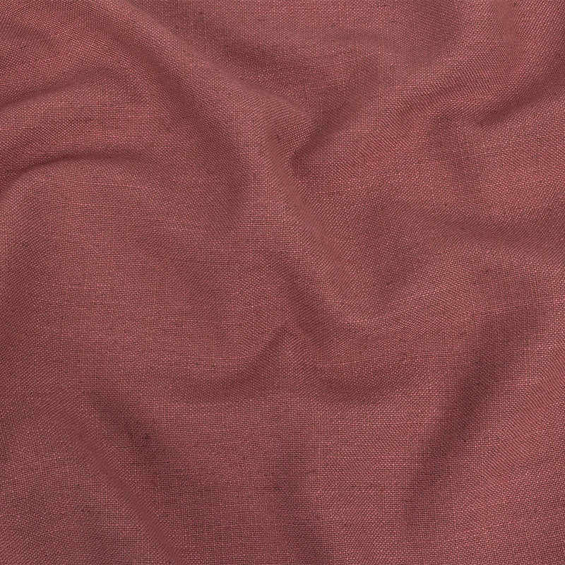 Polyester, Viscose and Linen Woven - Rose - British Imported