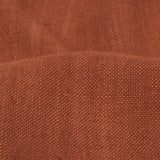 Polyester, Viscose and Linen Woven - Rust - British Imported