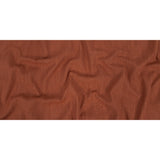 Polyester, Viscose and Linen Woven - Rust - British Imported
