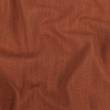 Polyester, Viscose and Linen Woven - Rust - British Imported