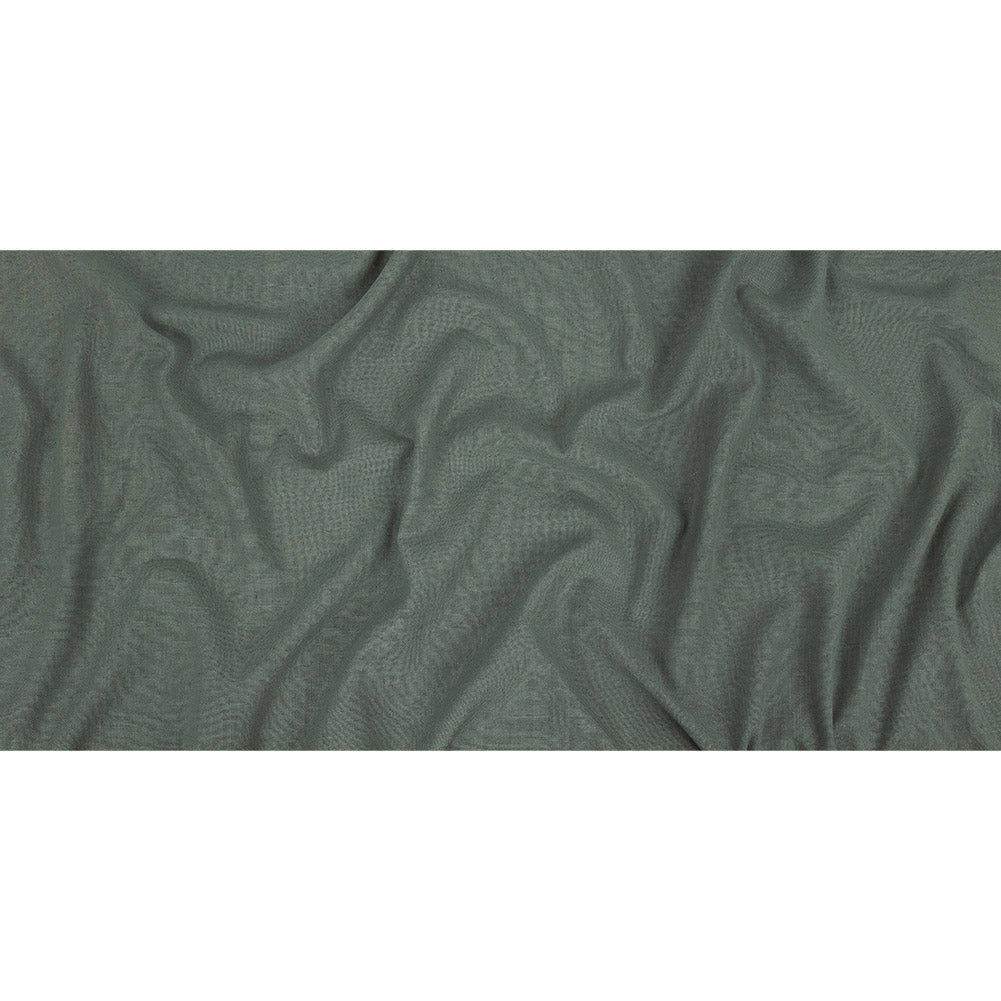 Polyester, Viscose and Linen Woven - Sage - British Imported