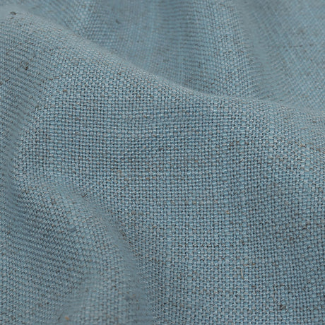 Polyester, Viscose and Linen Woven - Sky - British Imported