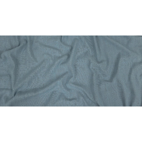 Polyester, Viscose and Linen Woven - Sky - British Imported