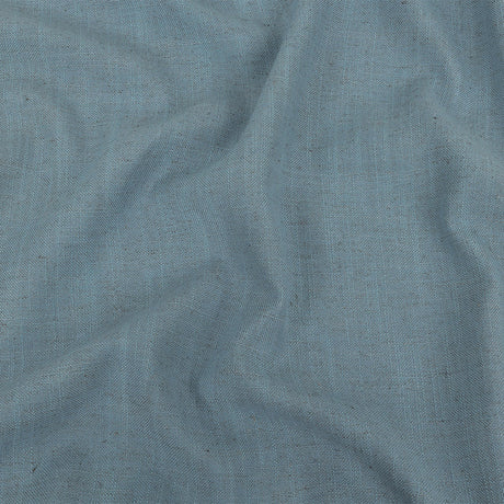 Polyester, Viscose and Linen Woven - Sky - British Imported