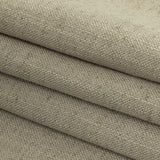 Polyester, Viscose and Linen Woven - Stone - British Imported