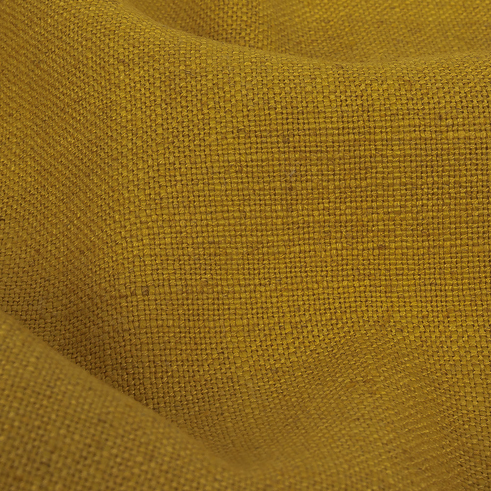 Polyester, Viscose and Linen Woven - Sunflower - British Imported