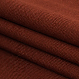 Polyester, Viscose and Linen Woven - Terracotta - British Imported