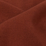 Polyester, Viscose and Linen Woven - Terracotta - British Imported