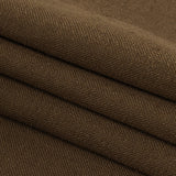 Polyester, Viscose and Linen Woven - Toffee - British Imported
