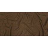 Polyester, Viscose and Linen Woven - Toffee - British Imported