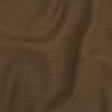 Polyester, Viscose and Linen Woven - Toffee - British Imported