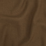 Polyester, Viscose and Linen Woven - Toffee - British Imported
