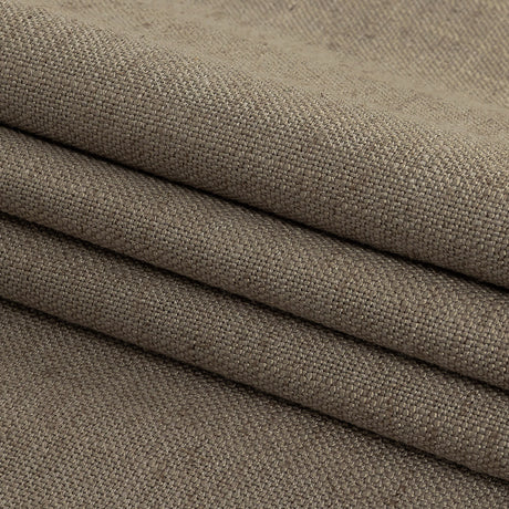 Polyester, Viscose and Linen Woven - Wheat - British Imported