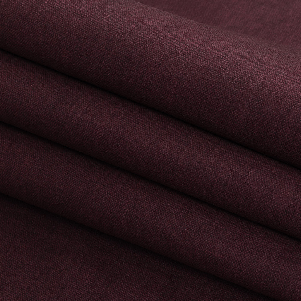 Polyester Microvelvet - Aubergine - British Imported