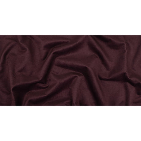 Polyester Microvelvet - Aubergine - British Imported