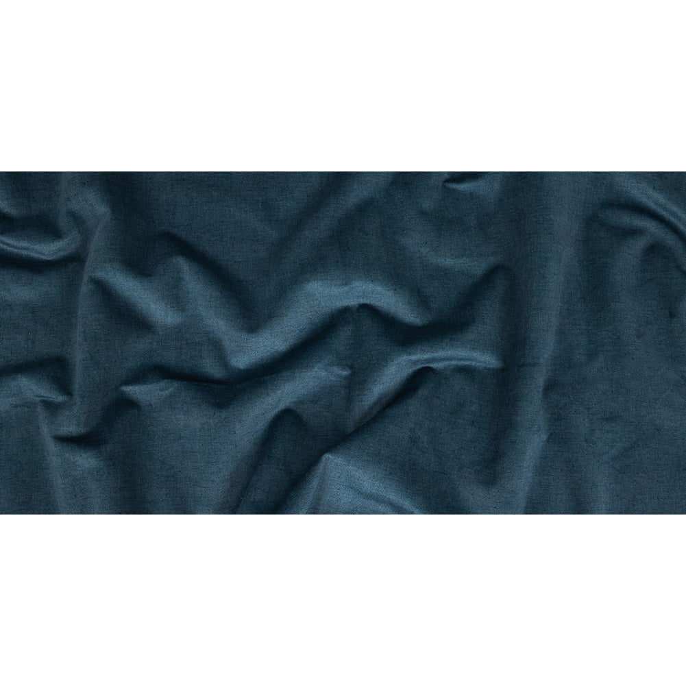 Polyester Microvelvet - Indigo - British Imported