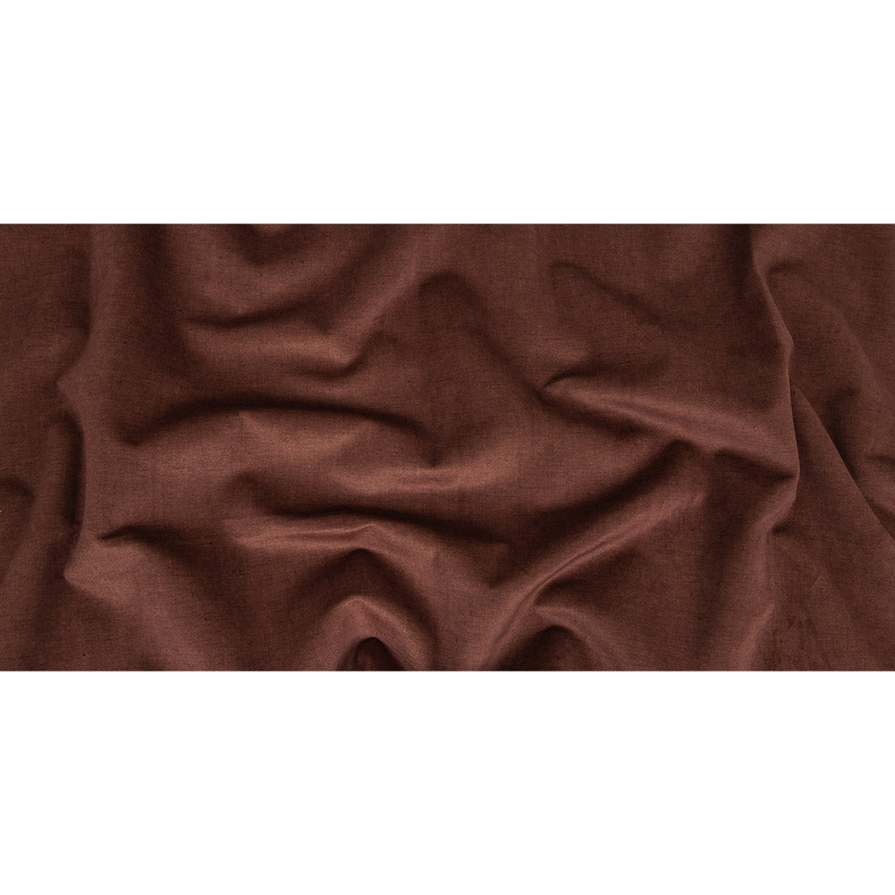 Polyester Microvelvet - Mahogany - British Imported