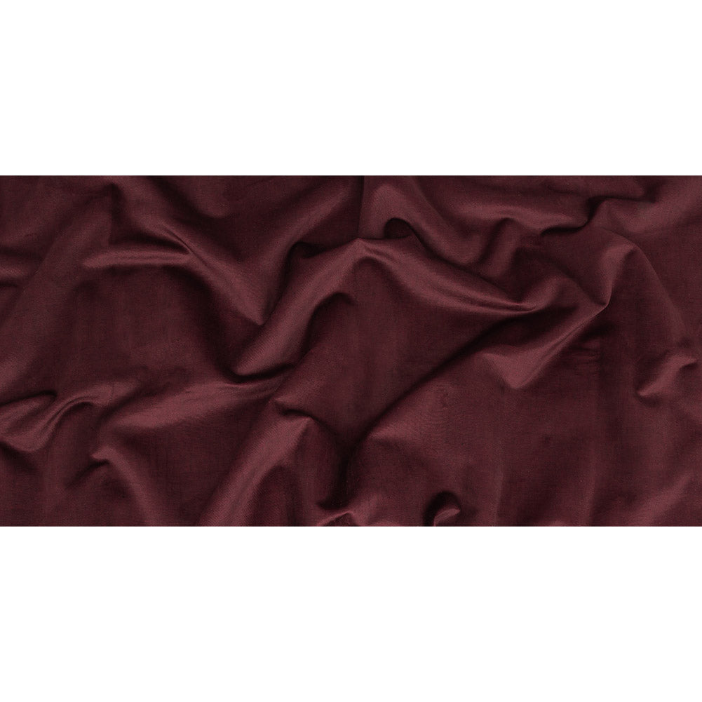 Polyester Microvelvet - Mulberry - British Imported